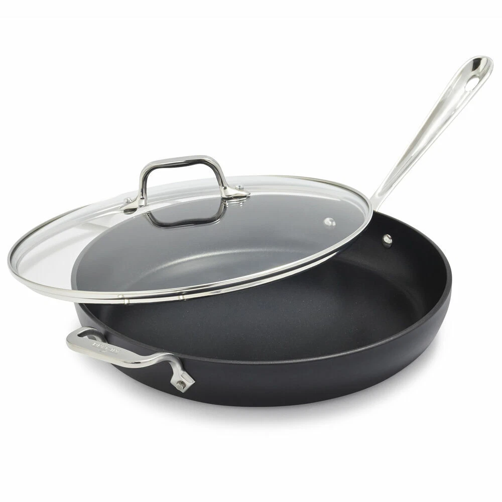 All-Clad HA1 Hard Anodized Nonstick PFOA Free 12" Fry Pan with Lid (SCRATCHED)