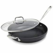 All-Clad HA1 Hard Anodized Nonstick  PFOA Free 12" Fry Pan with Lid (SCRATCHED)