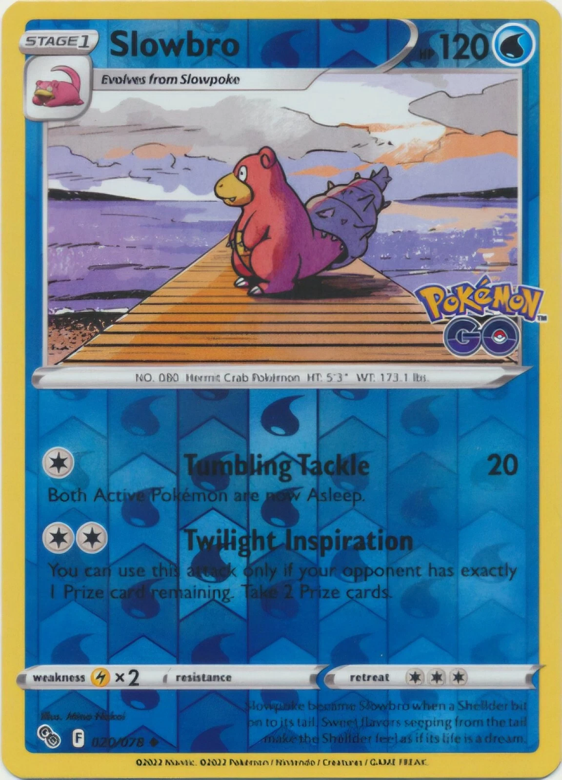 Slowpoke 019/078 Pokémon GO for sale | eBay