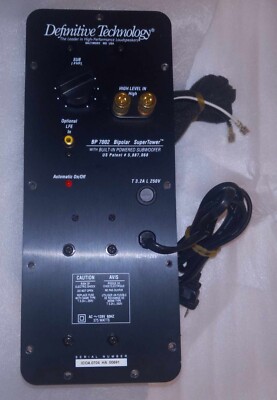 DEFINITIVE TECHNOLOGY BP-7002 SPEAKER AMPLIFIER AMP BP7002 BP 7002 