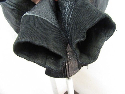 VINTAGE G-1 LEATHER MOTORCYCLE FLIGHT JACKET SIZE L + FUR LINER & COLLAR - Picture 11 of 18