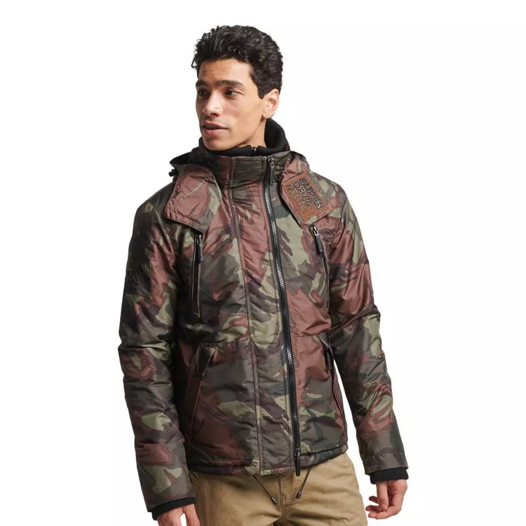 Superdry Homme Montagne Coupe-Vent Veste - Camouflage