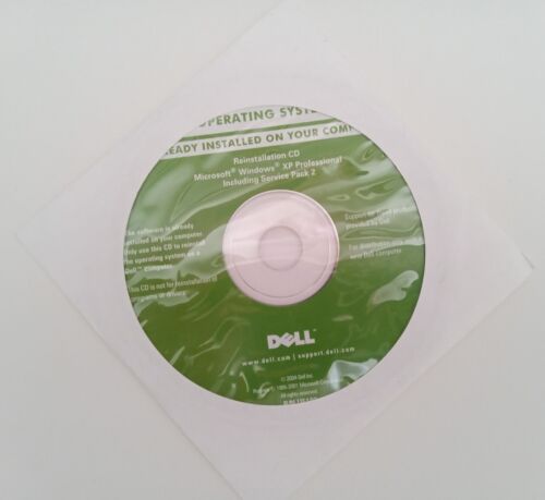 Dell Microsoft Windows XP Professional SP2 Reinstallation CD OEM Media Disc