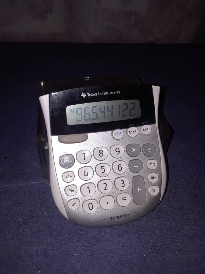 Texas Instruments TI1795SV TI-1795SV Minidesk Calculator, 8-Digit LCD - Image 2 of 4