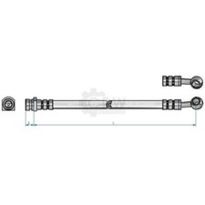 Bremsschlauch Bremsleitung hinten rechts für Hyundai i30 Kombi
