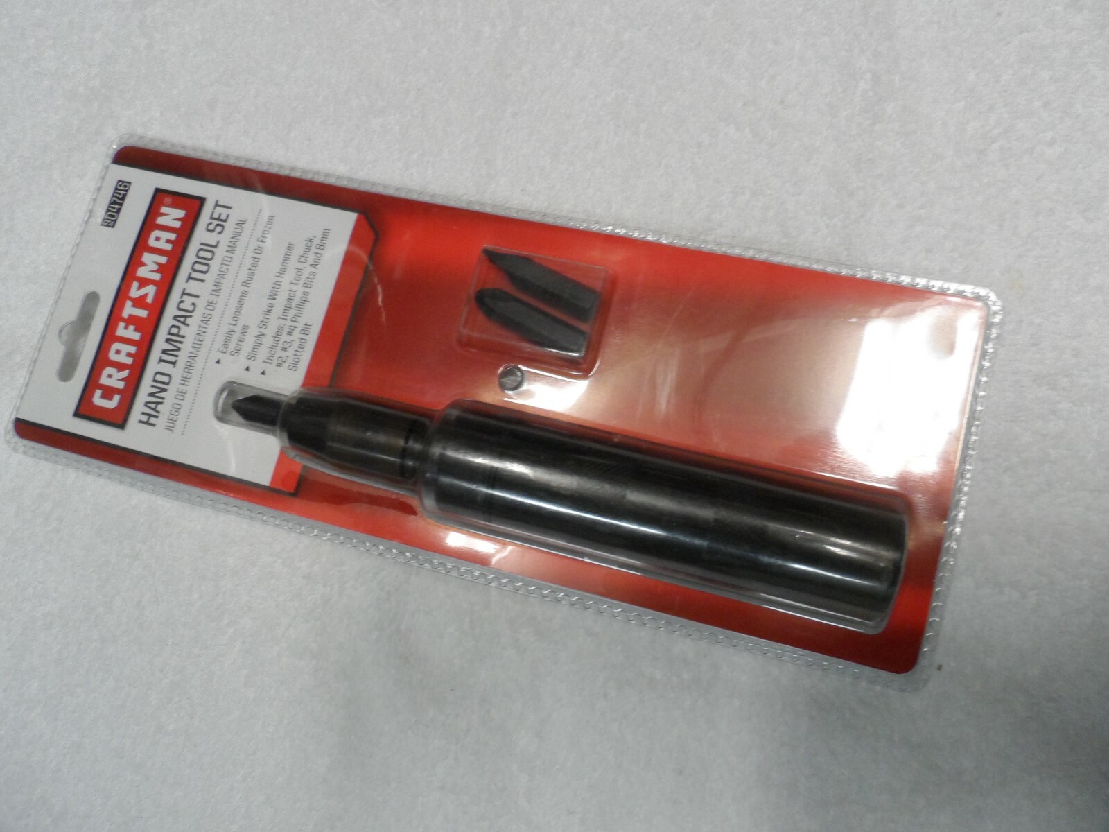 Craftsman Hand Impact Driver Mechanic Tool Set 1/2 Inch Drive 8mm Bit