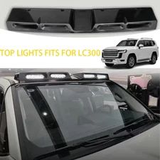 Roof Top Light Lamp Bar LED DRL Black Fits For Land Cruiser 300 2024+ white Led