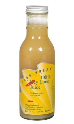 FLORIBBEAN Key Lime Juice 100% Single Strength Naturally Grown