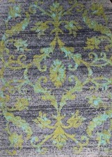 Sauberlaufmatte Schöner Wohnen Ornament grün | 50x70 cm strapazierfähig