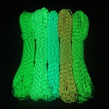 Glow In the Dark Tent Rope Reflective Paracord 5 colors CAMPING OUTDOORS