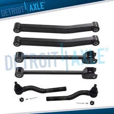 Front Upper & Lower Control Arms Tie Rods for 2007 2008 - 2017 Jeep Wrangler JK