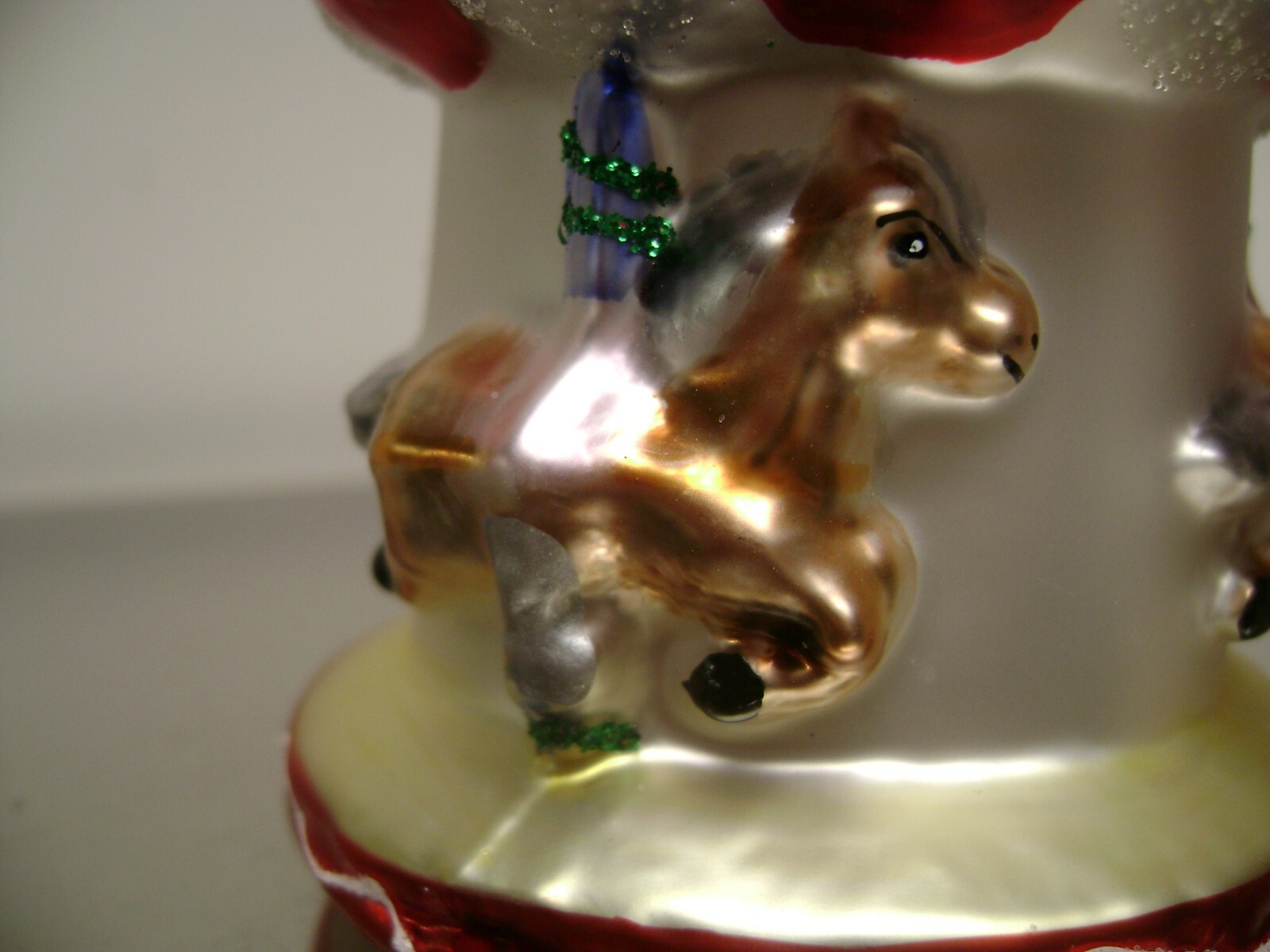 GLUCKSTEIN HOLIDAY CIRCUS STATE FAIR GLASS CAROUSEL CHRISTMAS TREE ORNAMENT eBay