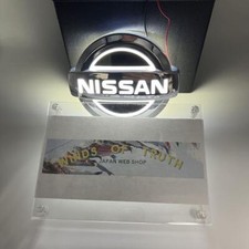 For Nissan 5d Led Emblem 117x100mm 3 Colours Car Exterior Parts 4.61 3.94 In