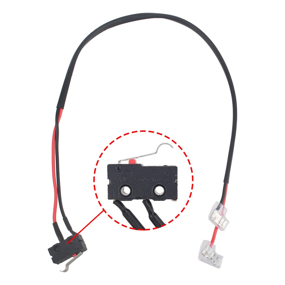 STIHL 12" Industrial Concrete Cut-Off Saws Stop Switch With Wires For Stihl TS410 TS420 Cut-Off Saws - Replaces 4238 430 0500 Press-Fit Momentary Switch Industrial Pushbutton Switches - Foto 3