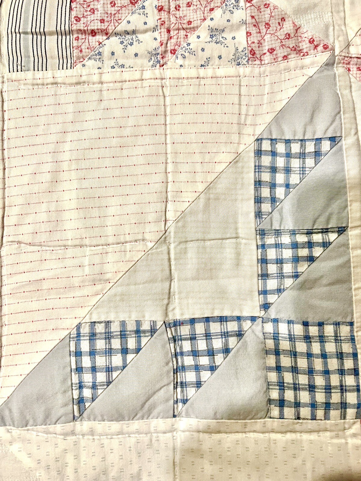 Ralph Lauren Patchwork Quilt Cottage Chic Full Queen Comforter Blanket