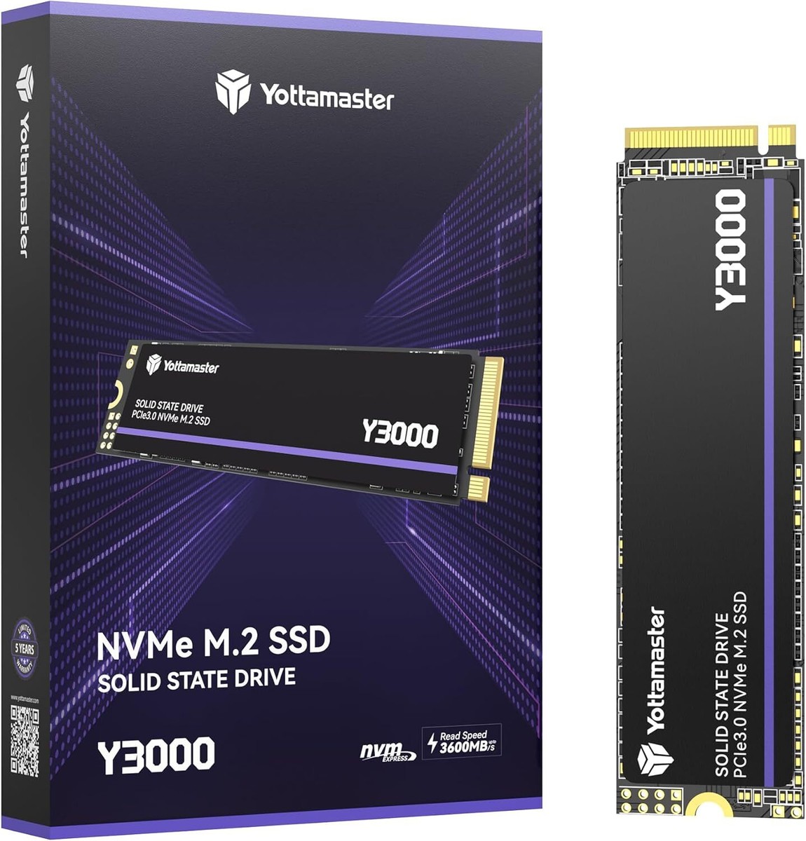 M.2 2280 NVMe SSD M.2 PCIe 3.0 Internal Solid State Drive 3100MB/s