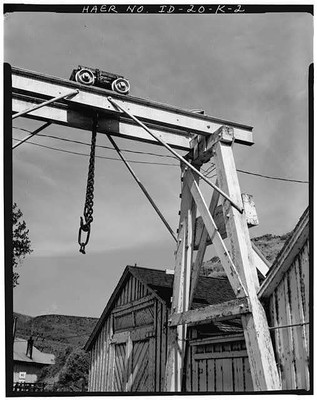 Swan Falls Dam,A-Frame Crane Gantry,Snake River,Kuna,Ada County,ID,Idaho,HABS,1