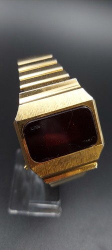 VINTAGE Timex LED Rosso Vintage DIGITALE H-Cell 202 da collezione , Raro ☆☆☆ - Foto 10 di 12