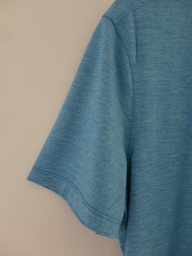 NWT LULULEMON HWRP Teal Blue Evolution Polo SS Top Shirt Men's Small - 第 3/6 張圖片
