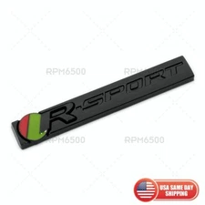 For Jaguar Tailgate Bumper Side Fender R-Sport Nameplate Emblem Badge SVR Black