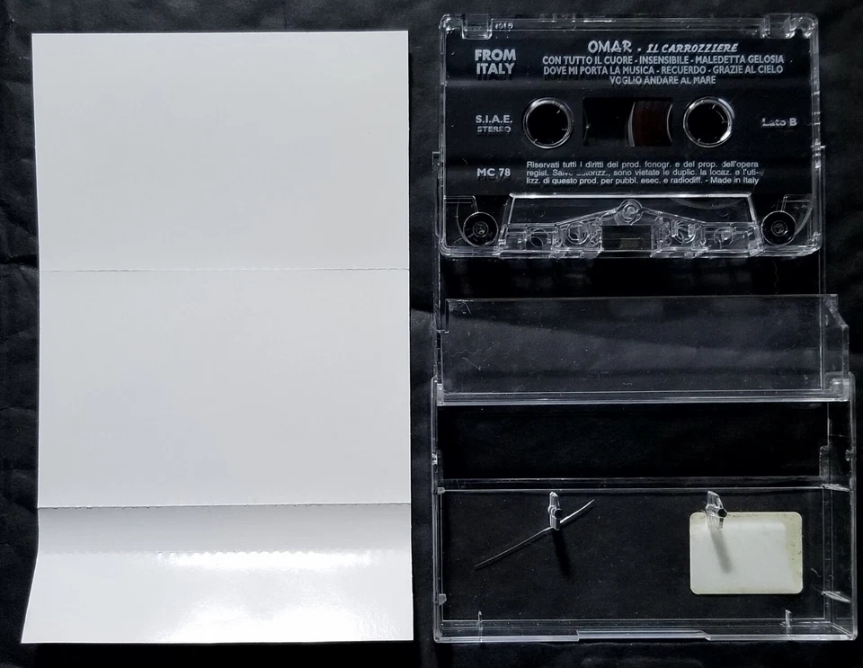 OMAR CODAZZI LA VOCE DEL CUORE "IL CARROZZIERE" MC TAPE 2001 FROM ITALY MC 78 EX - Immagine 3 di 4