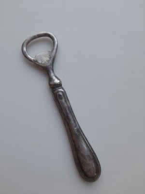 Vintage OLRI Silver-Plated Bottle Opener