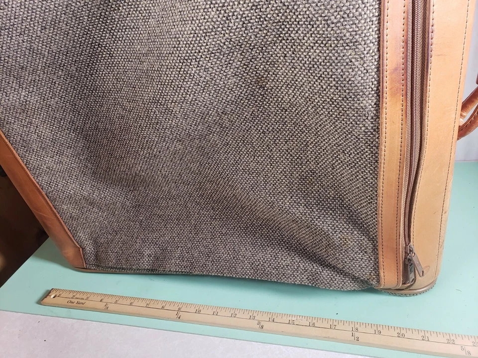 Equipaje de colección Hartmann nogal tweed móvil viajero expandir 24" traje ropa Foto 3 de 4