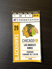 2/26/1999 Chicago Blackhawks vs Los Angeles Kings Ticket Stub Eddie Olczyk Goal