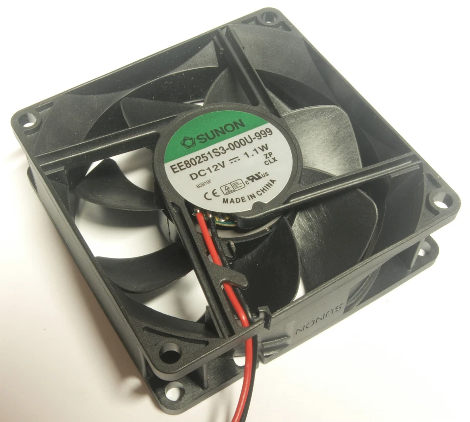 Ventola Sunon 80X80X25Mm EE80251S3-999 DC 12V 56,1M3/H