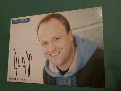 Moritz A. Sachs ,   Fernsehen , Kino ,  Autogrammkarte , Lindenstraße