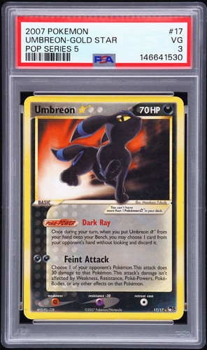 Umbreon Star 17/17 POP Series 5 Regular