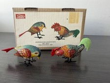 Vintage Paya Wind-Up Bird Tin Toy Pollitos 1924 Spain Reproduction Collectible