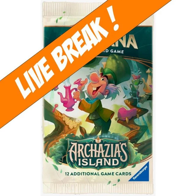 [ Live Break ] Disney Lorcana TCG - S7 Archazia's Island Booster Pack