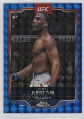 2025 Topps Chrome UFC Blue Geometric Refractor 28/99 Danny Barlow Rookie RC 1co7