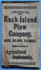 Vintage Rock Island Plow Company Farmer’s Pocket Ledger, Cloth Cover 1800's — photo 1