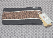 Swiss Tech Performance Gear Elite women's knitted headband in a brown and black