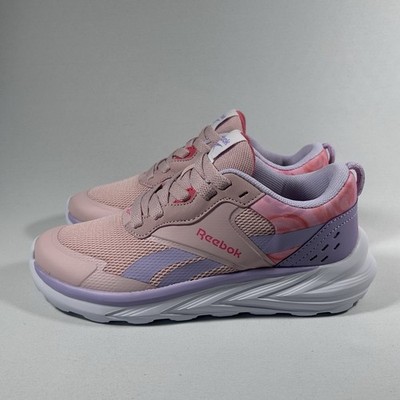 Reebok Kids Running Shoe Pink/Lavender/Purple Size 2K New Without Box