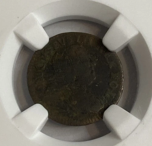 1749-55 - Poland Szelag - Augustus III - NGC Genuine - Exact Coin Imaged 