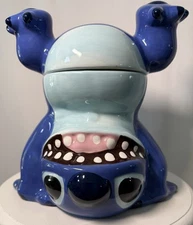 Disney Zrike *Rare* Lilo & Stitch Handstand Upside Down Cookie Jar Canister New