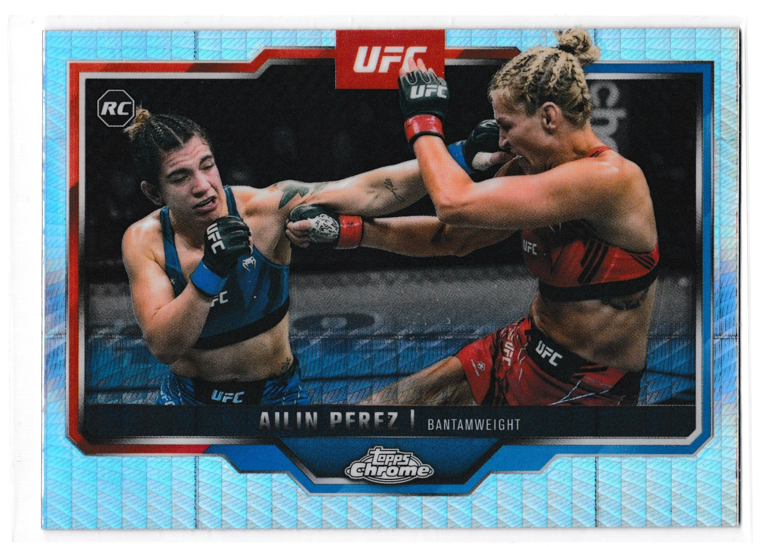 2025 Topps Chrome UFC - Ailin Perez #111 Prism Refractor (RC)