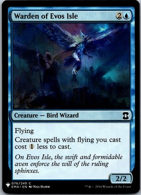 Warden of Evos Isle The List Reprints NM Normal