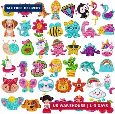 Diamond Art Stickers for Kids Diamond Painting Stickers Arts and Crafts Painting