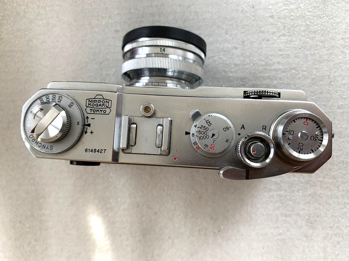 Nikon S2 Rangefinder 35mm Film Camera W/5cm 50mm 1:1.4 Lens