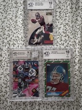 1986 Topps Karl Mecklenburg 10 MINT/1994 Emmitt Smith Game Jersey 10 MINT/+