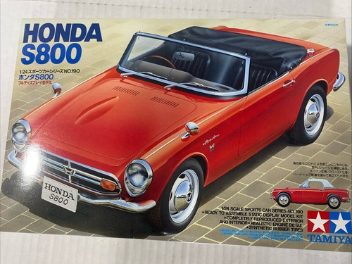 Tamiya 1/24 Scale Honda S800 Sport car Series #190 Plastic Model Kit - Picture 1 of 11