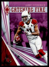 2019 Panini Phoenix Catching Fire Pink Larry Fitzgerald 035/199 Arizona