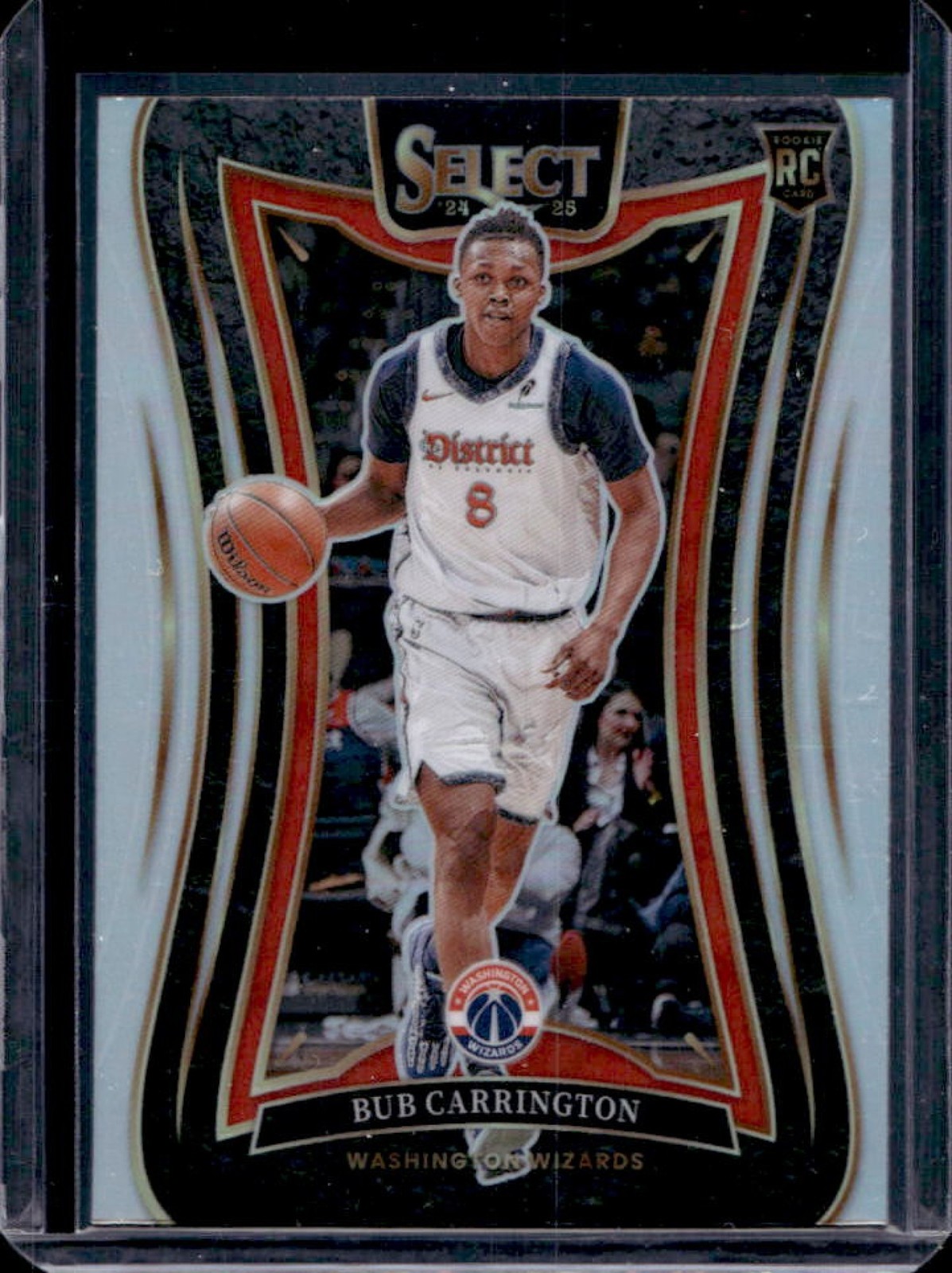 2024-25 Select Bub Carrington Mezzanine RC Silver Prizm #386 Wizards