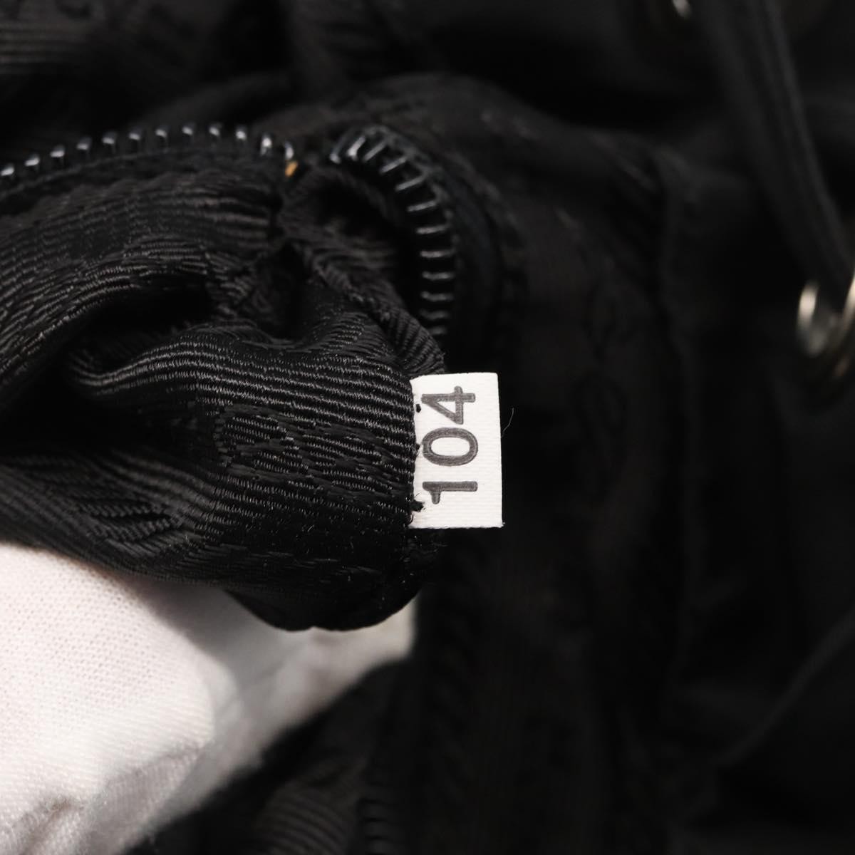 Prada Double Front Pocket Backpack Tessuto Black Nylon Backpack Bag Authentic thumbnail 7