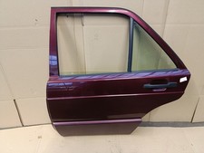 T&uuml;r Hinten Links Rot 569 | Mercedes 190E W201 1.8B 93BJ B227