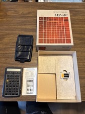 Hewlett Packard HP-41C Calculator with Original Box No Manual Or Battery